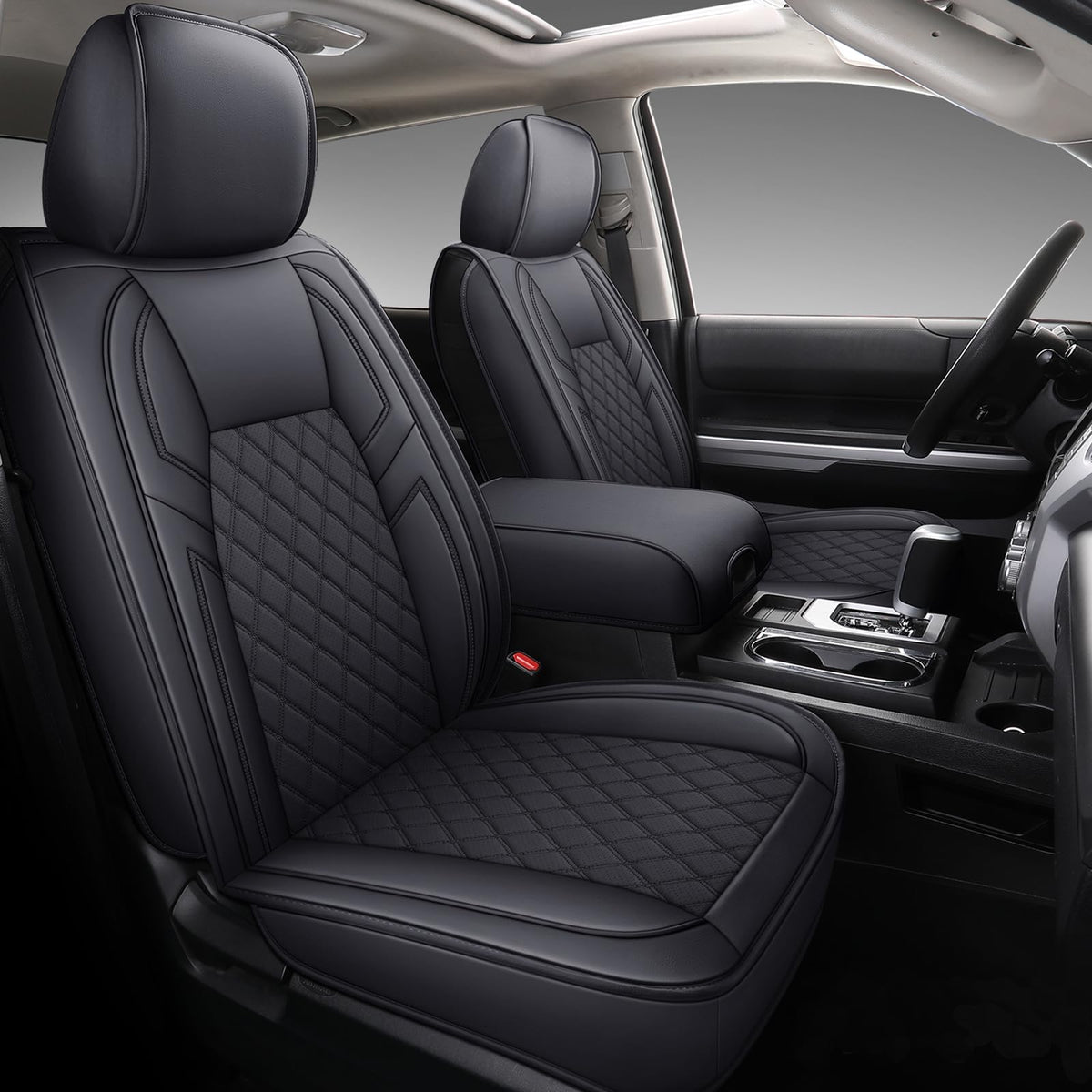 Leather Car Seat Covers Full Set D648473