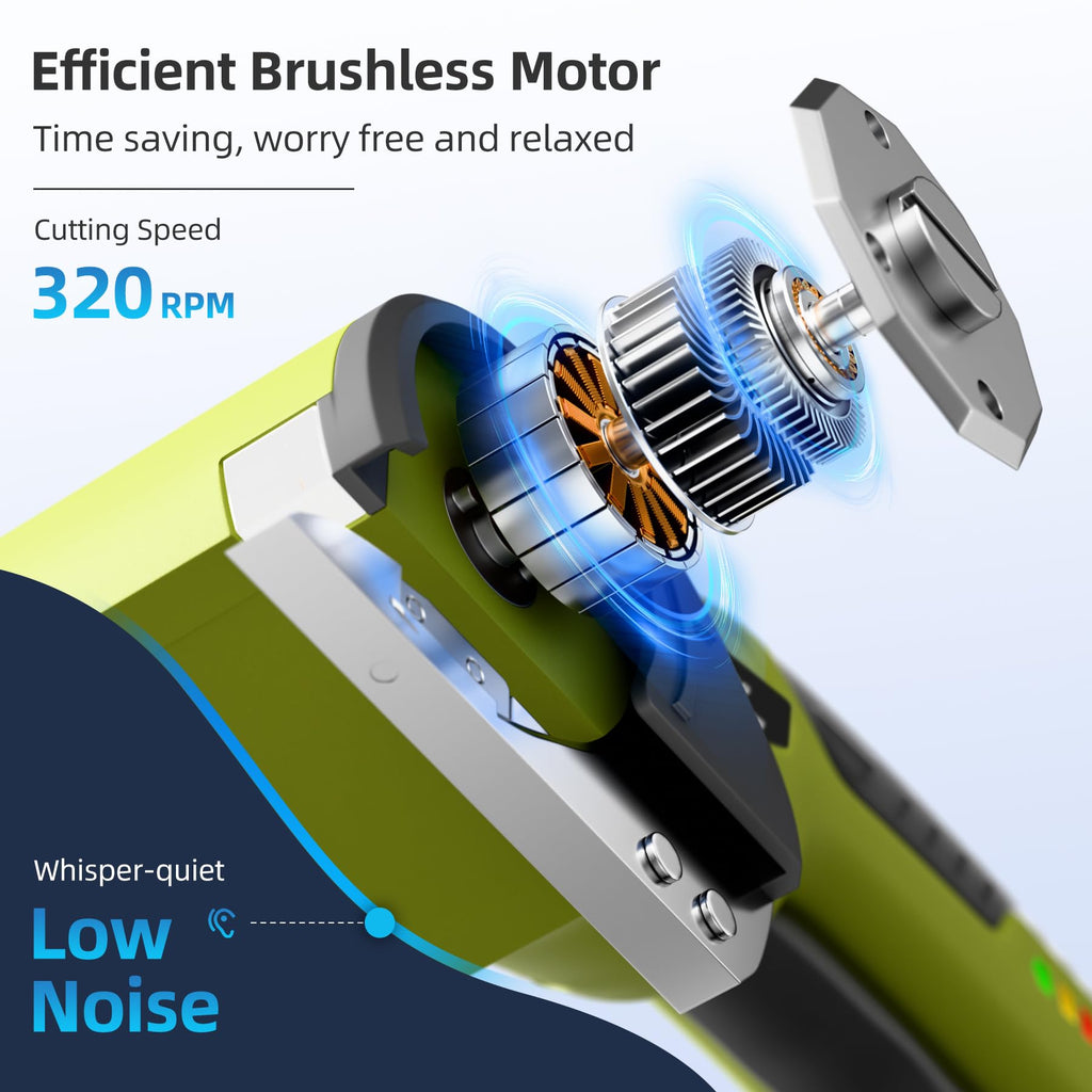 Cordless Electric Cutter with 2 Rotary Blades A9461