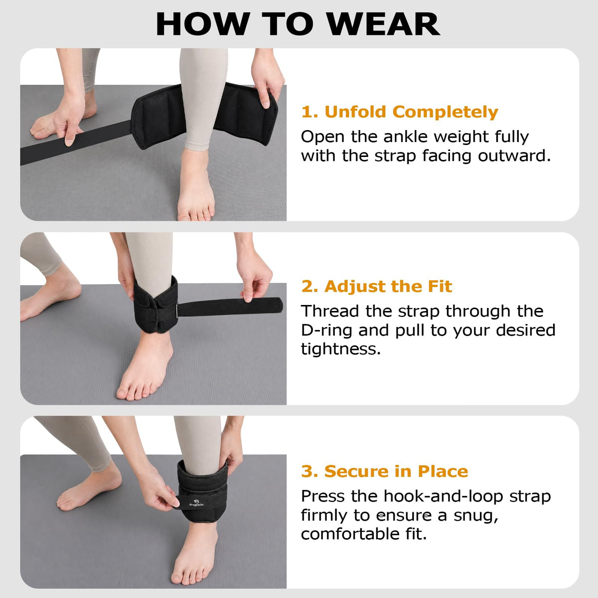 Adjustable Ankle Weights 1 Pair O60515