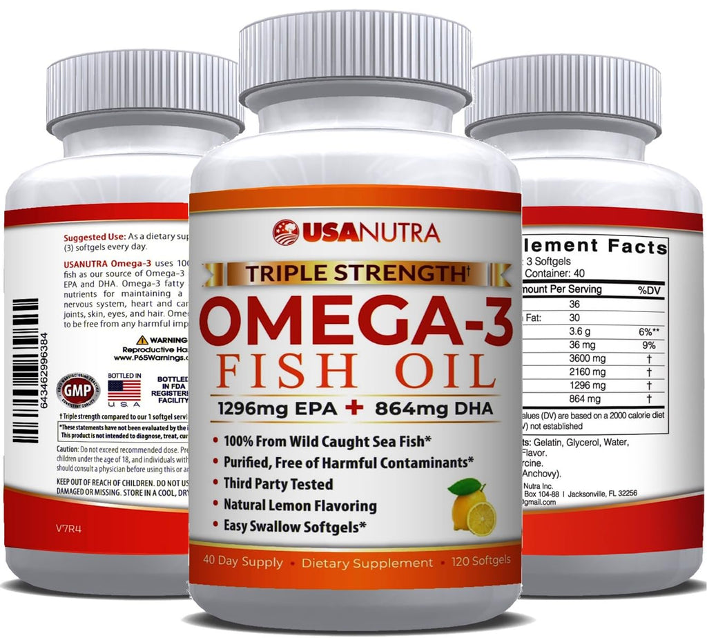 Omega-3 Fish Oil 3600mg with EPA and DHA A426070