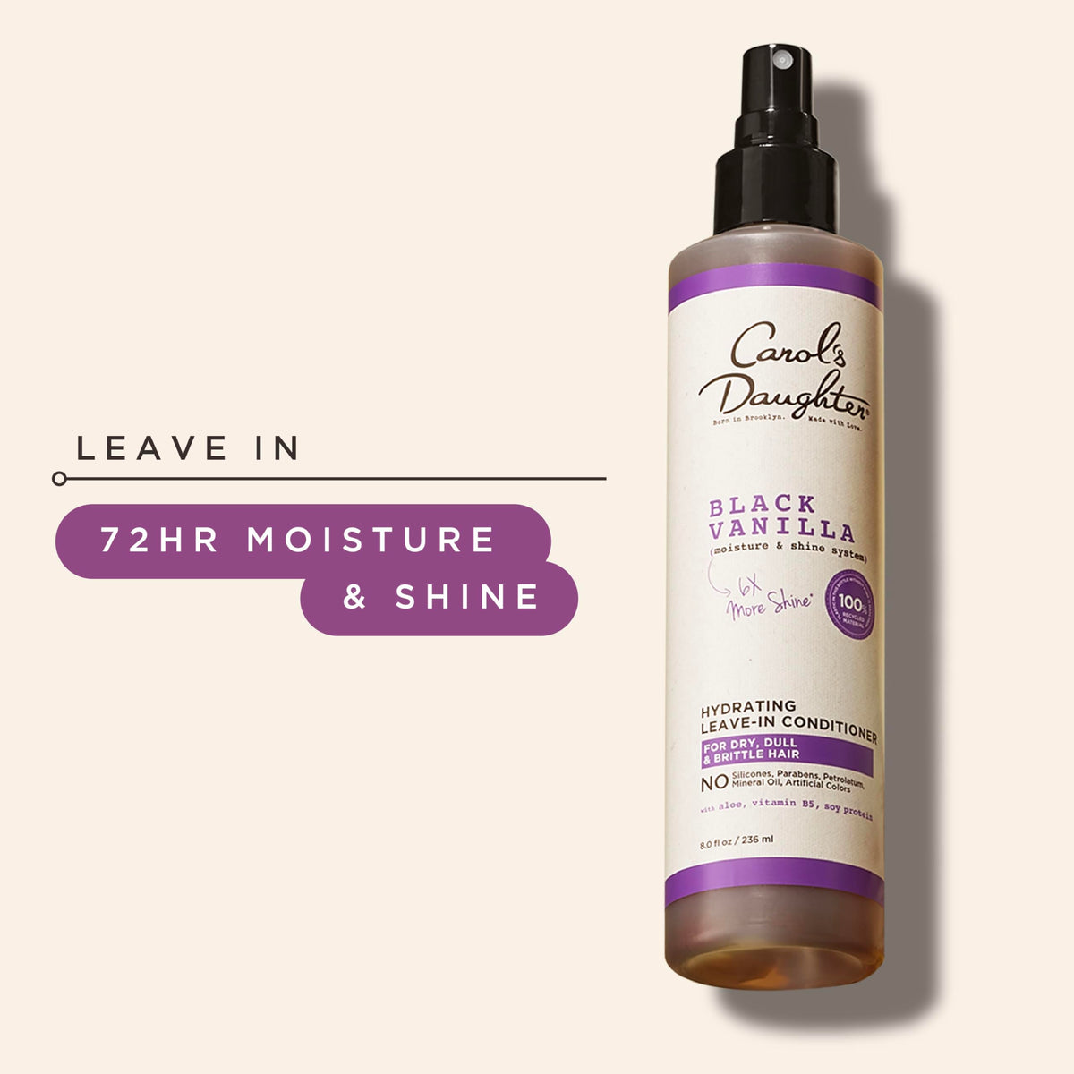 Black Vanilla Leave In Conditioner 8 Fl Oz D943628