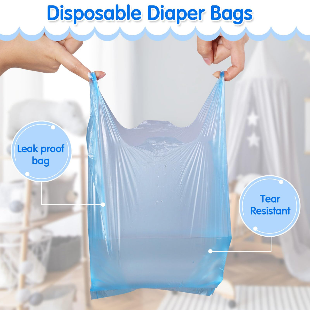 1800 Pcs Disposable Diaper Bags M4802