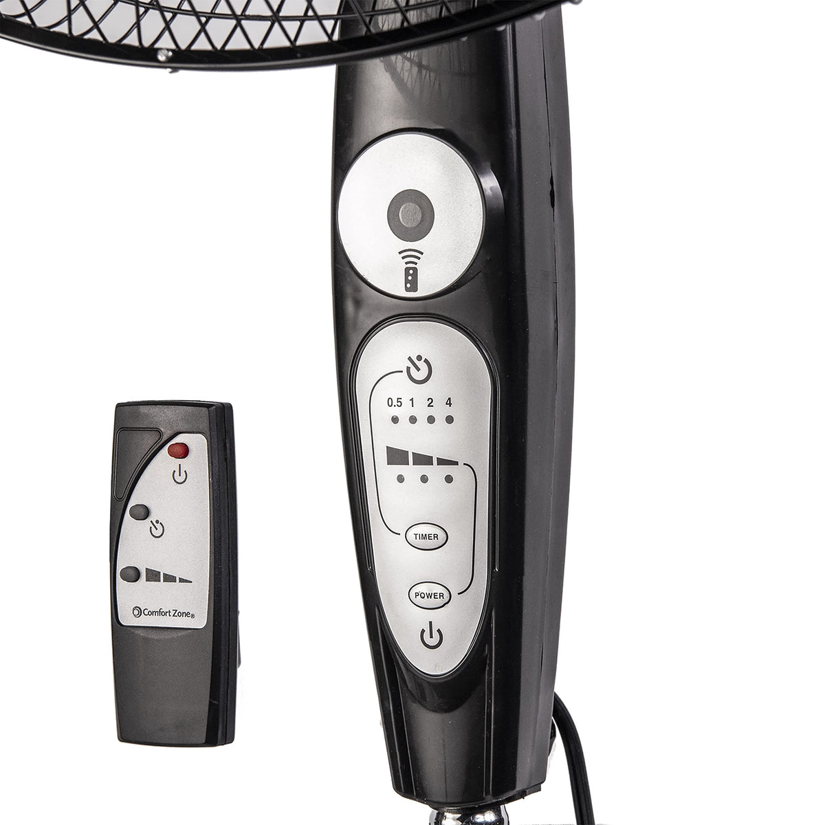 18 inch 3 Speed Oscillating Pedestal Fan with Remote Control K91812