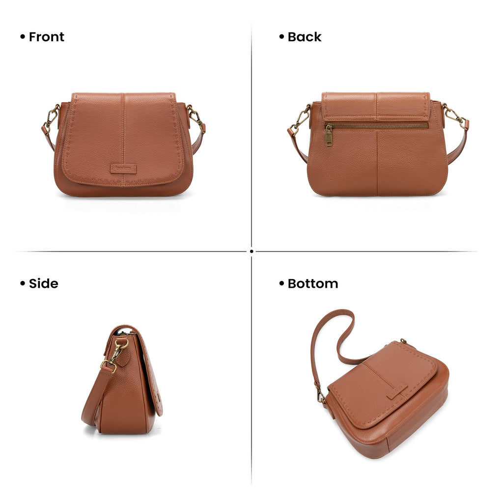 Genuine Leather RFID Blocking Crossbody Bag K30214