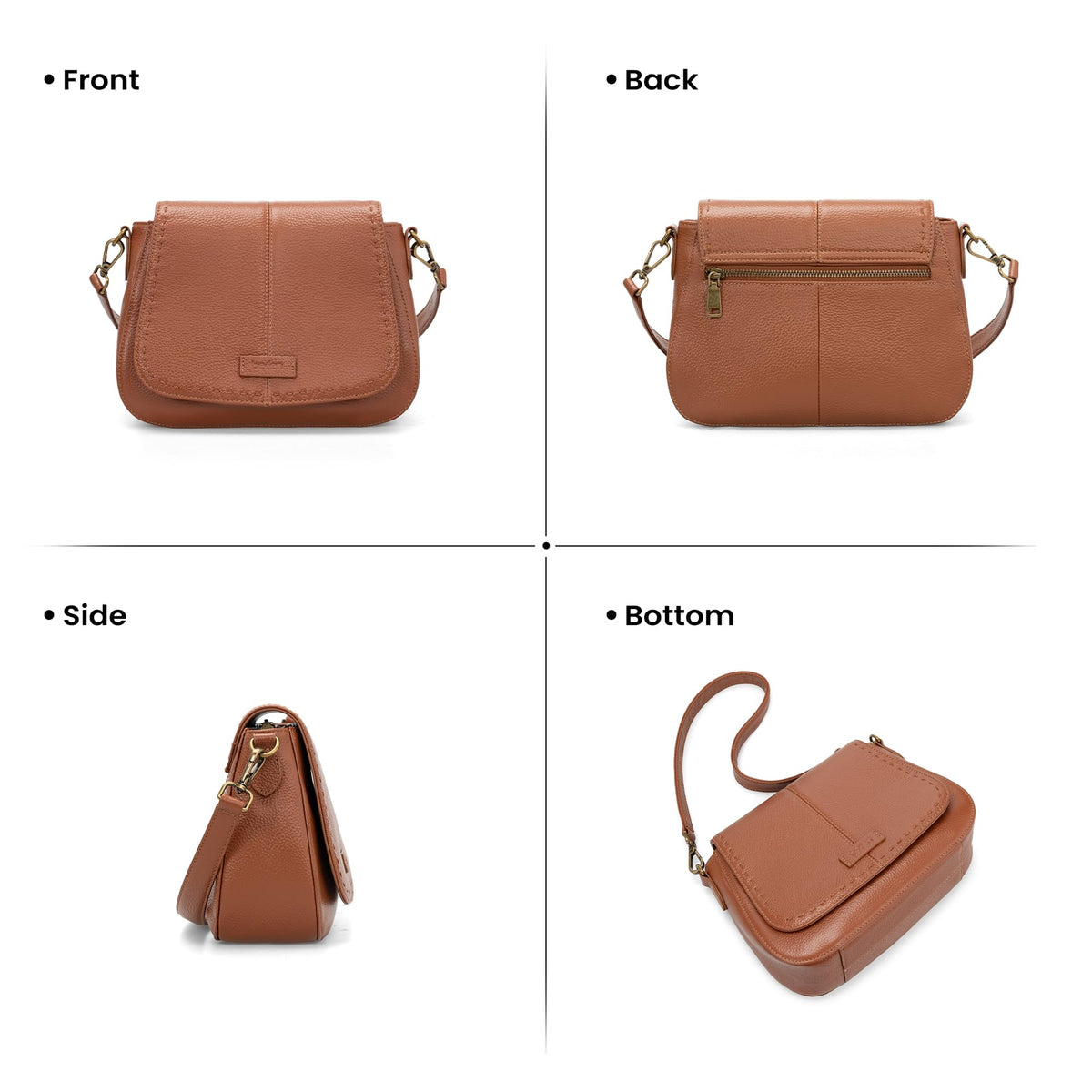 Genuine Leather RFID Blocking Crossbody Bag K30214