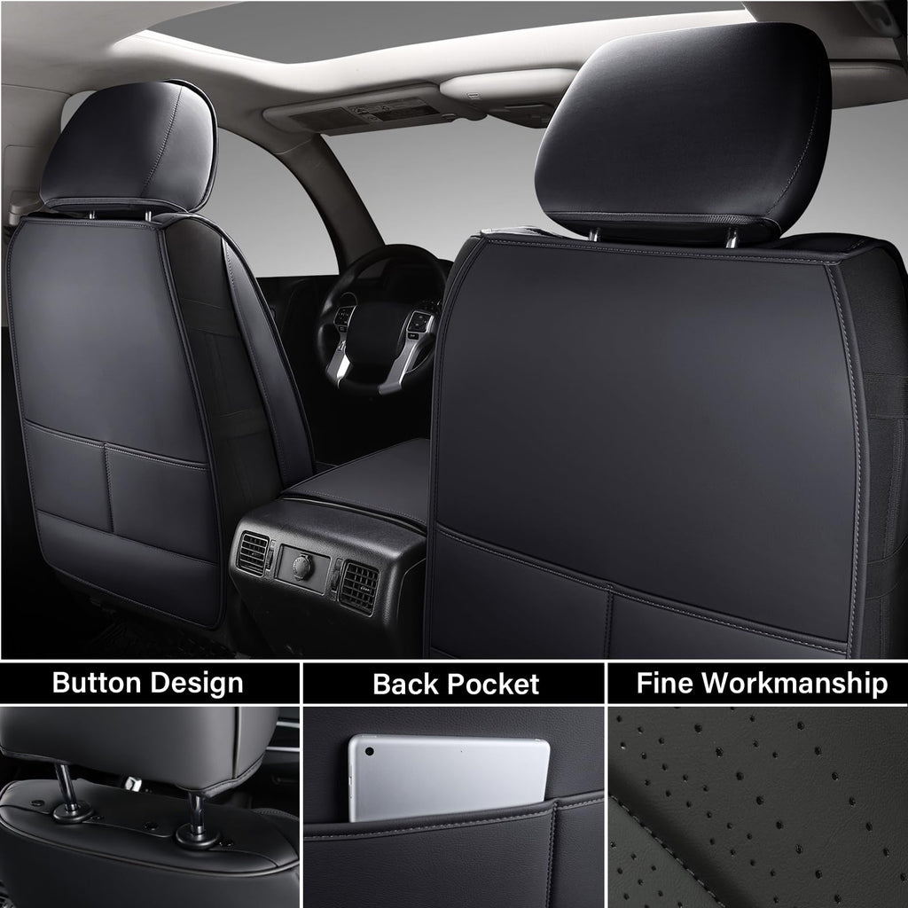 Leather Car Seat Covers Full Set D648473