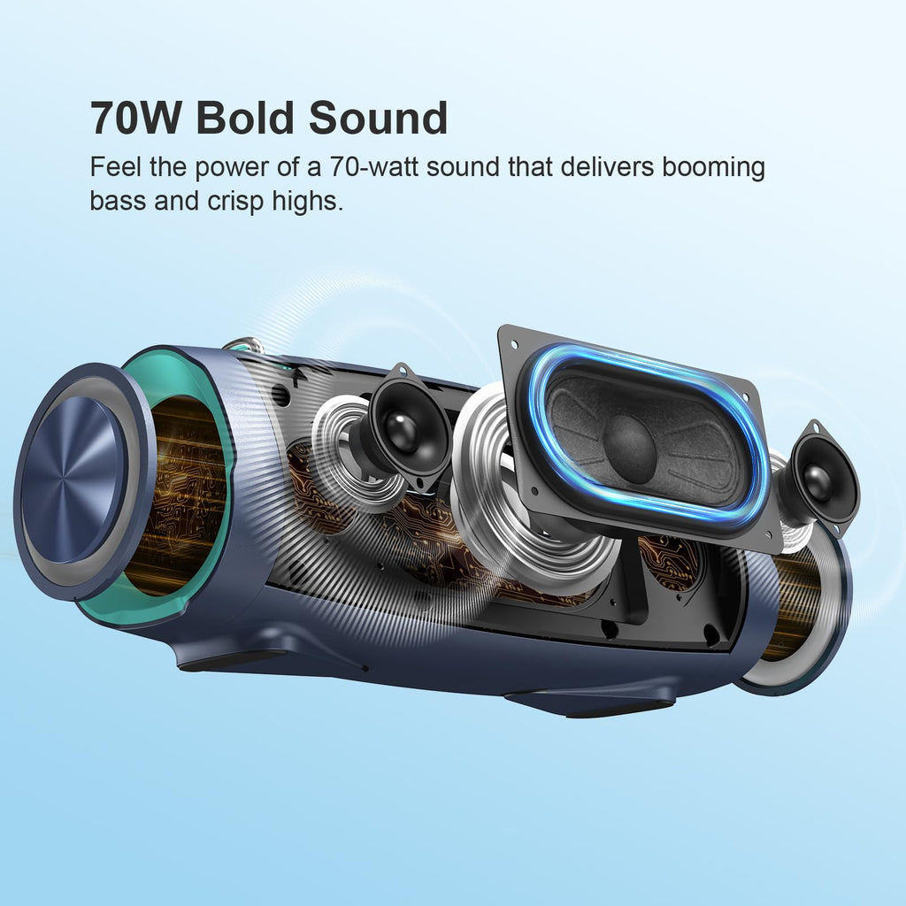 Wireless Bluetooth Speaker, IPX6 Waterproof J4380