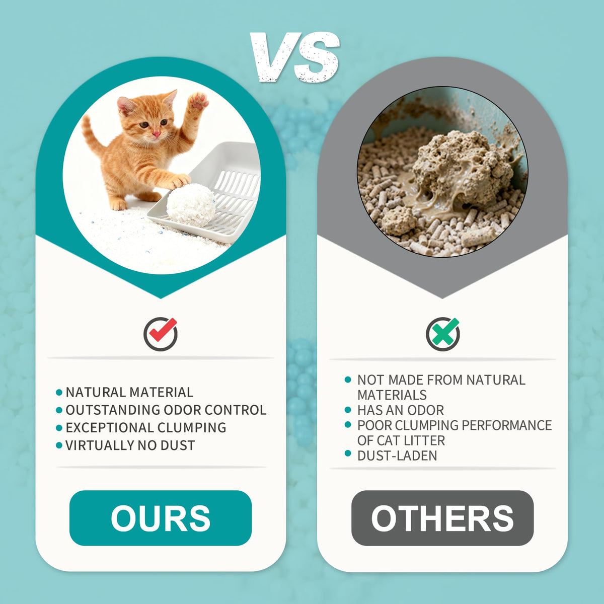 Cassava Cat Litter Odor Control Dust-Free Clumping X18531