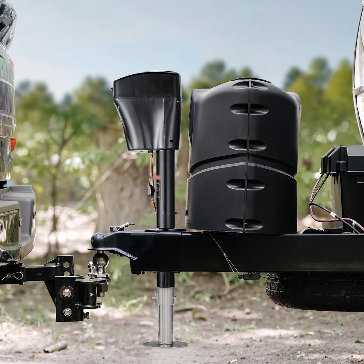 12v DC Electric Tongue Jack with Waterproof Cover M71130
