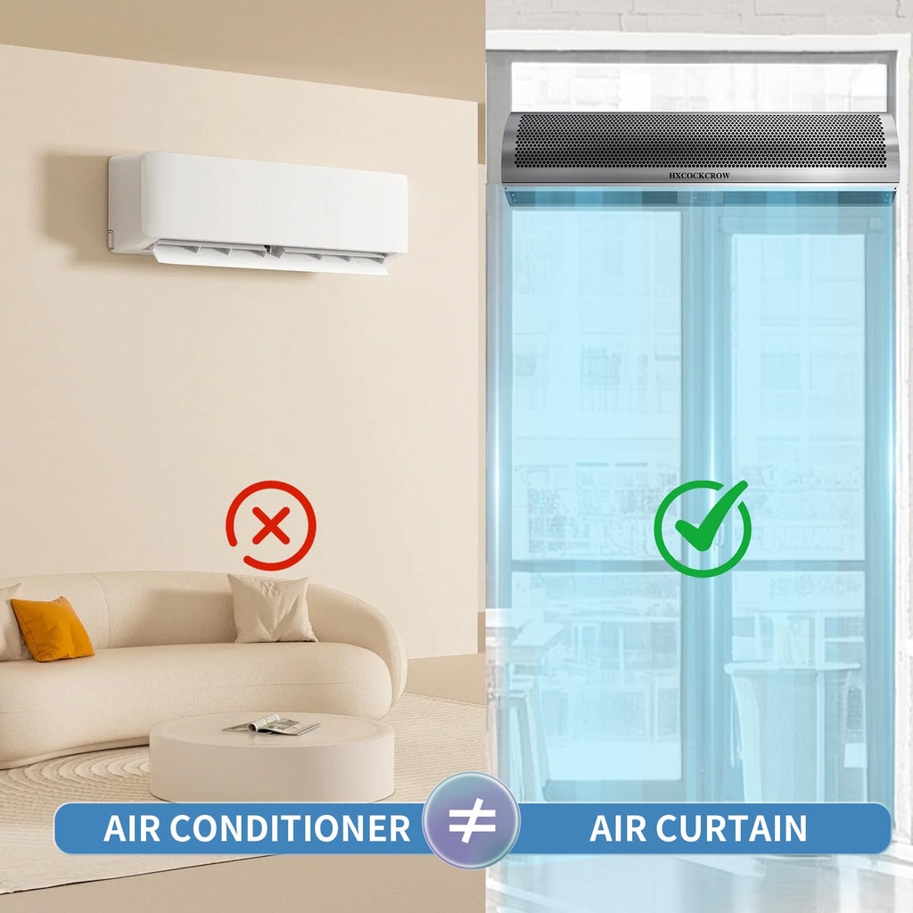 36 Inch Stainless Steel Air Curtain Door Fan I491644