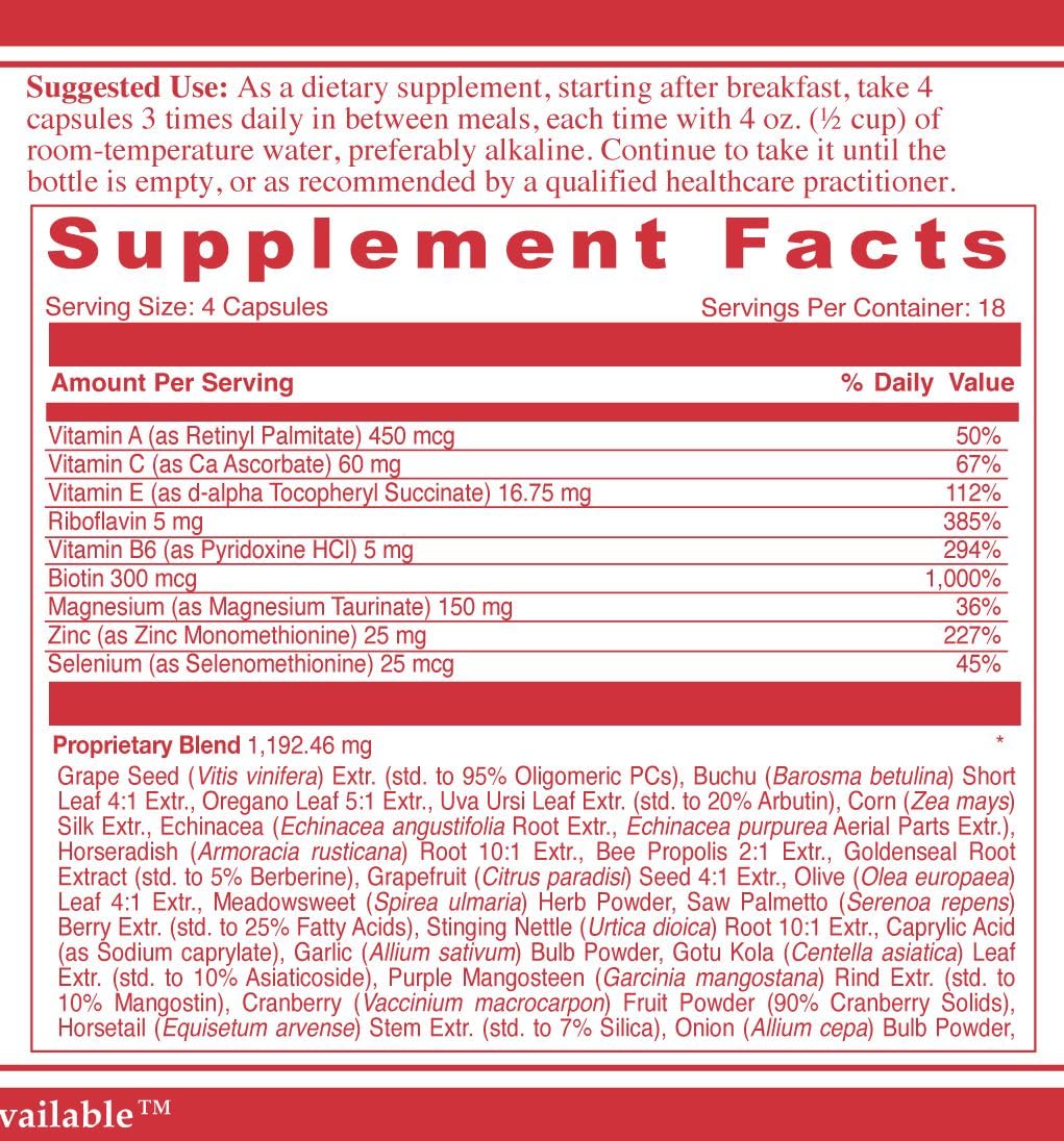 Dietary Supplement 72 Capsules C558