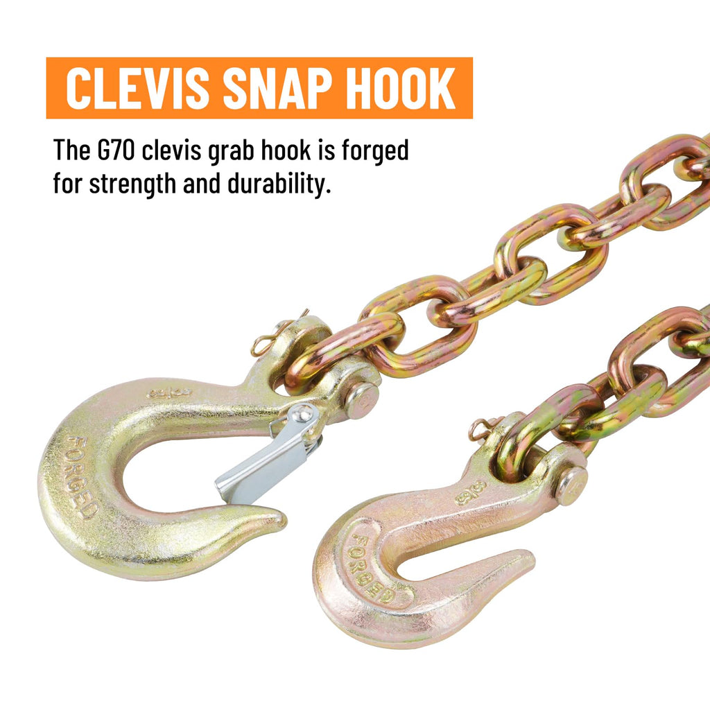 Binder Chain with Clevis Grab Hooks E6123