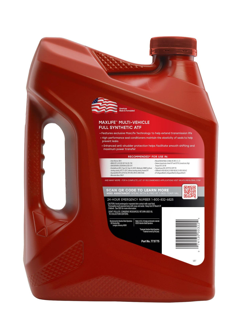 Full Synthetic Automatic Transmission Fluid 1 Gallon Y616989