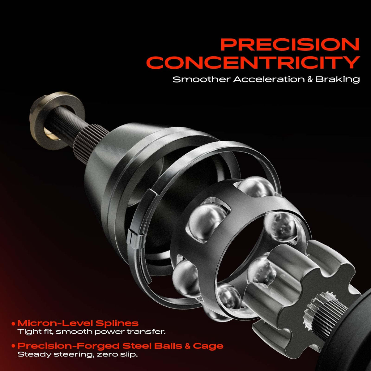 Front Right Passenger Side CV Axle Shaft Assembly Z744