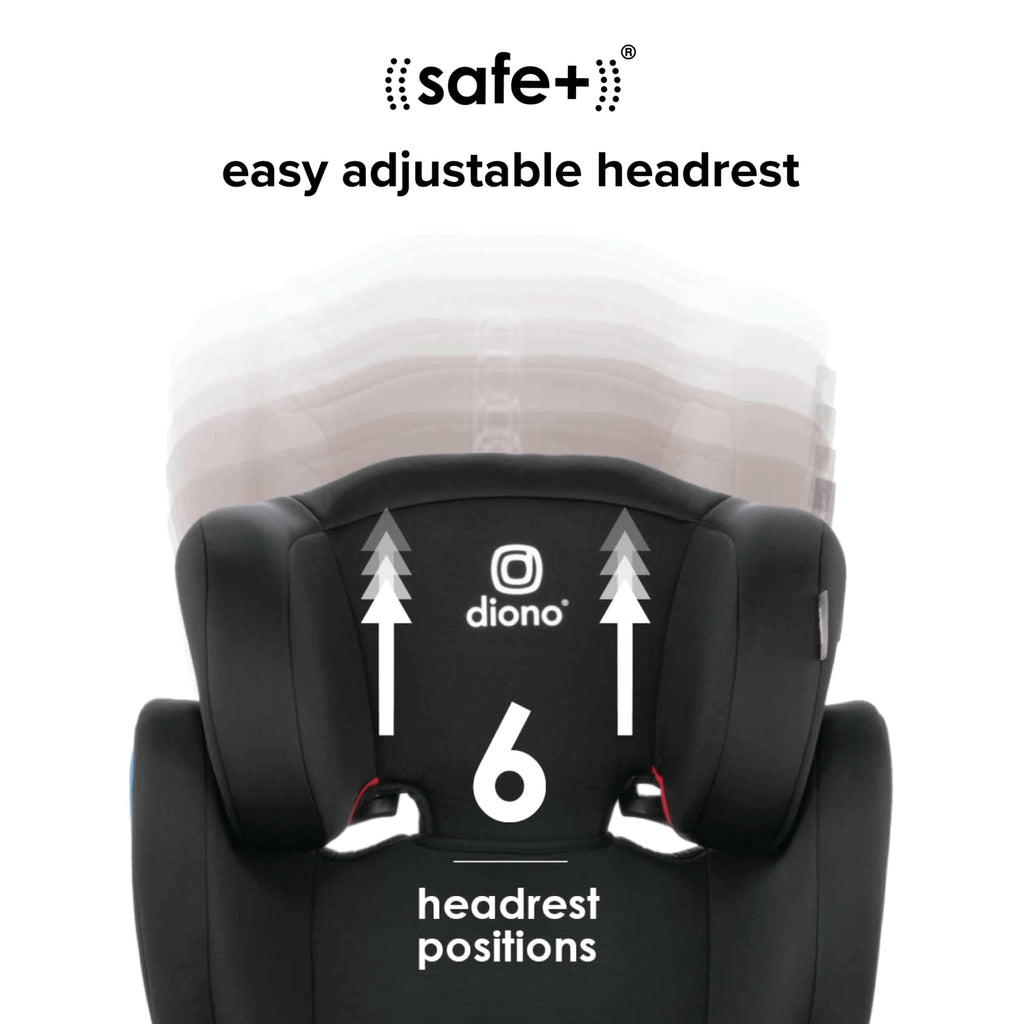 2-in-1 Belt Positioning Booster Seat, Black L7086