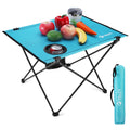 Folding Camping Table with 2 Cup Holders Y310865
