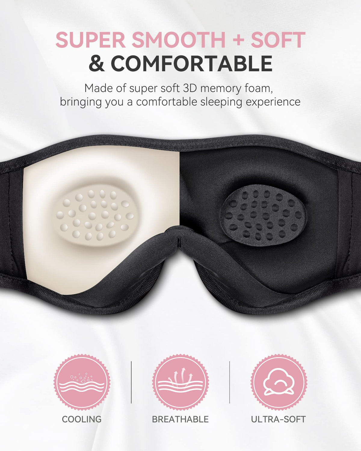 3D Bluetooth Sleep Headphones Headband Z6079