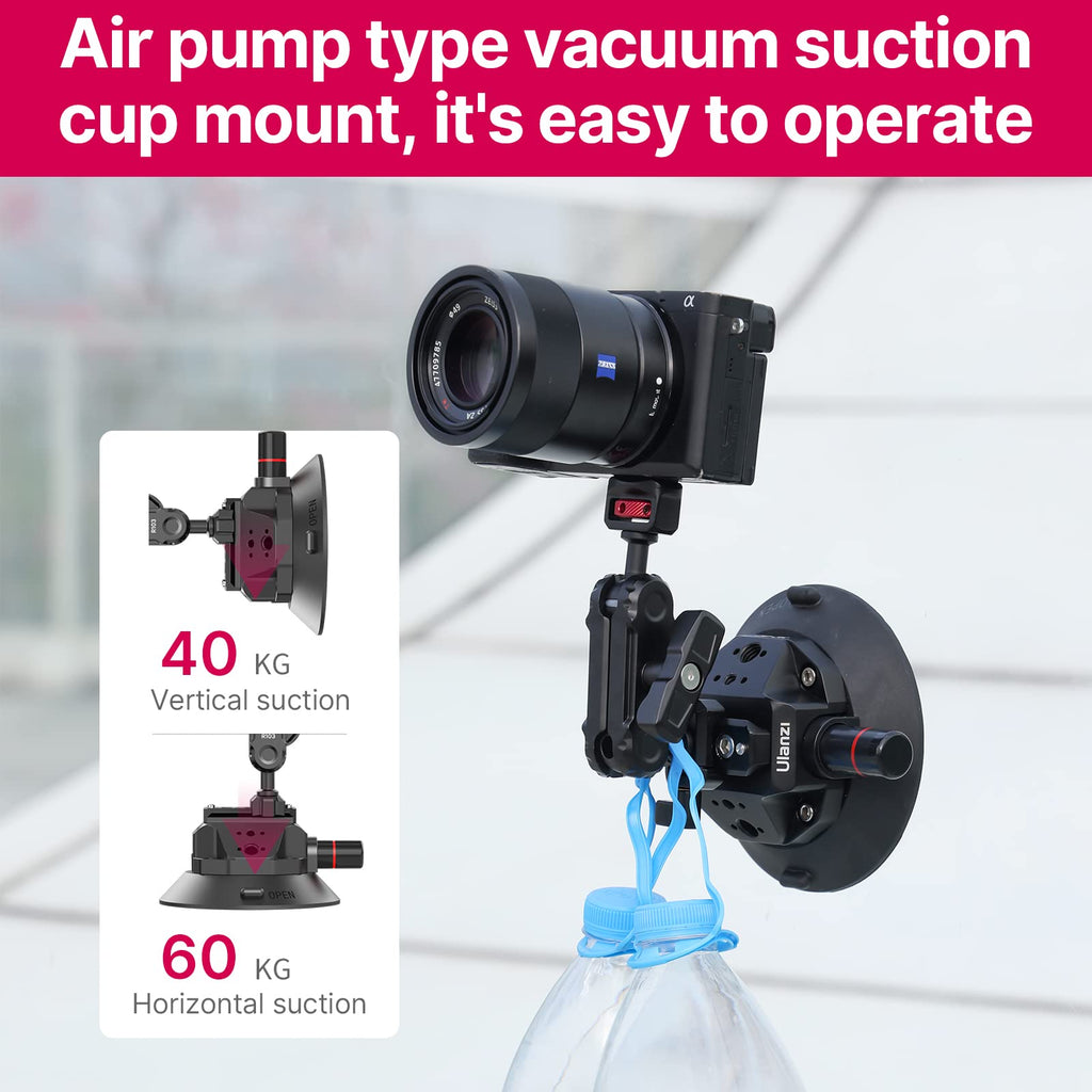 Suction Mount 4.5'' Magic Arm Bracket for DSLR Cameras Y246268