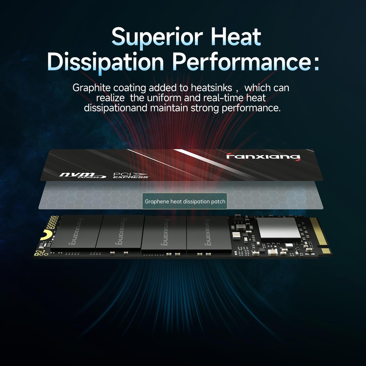 512GB PCle 3.0x4 NVMe M.2 2280 Internal Solid State Drive X107