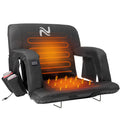 Wide Heated Stadium Seat with Back Support & Cushion O39299