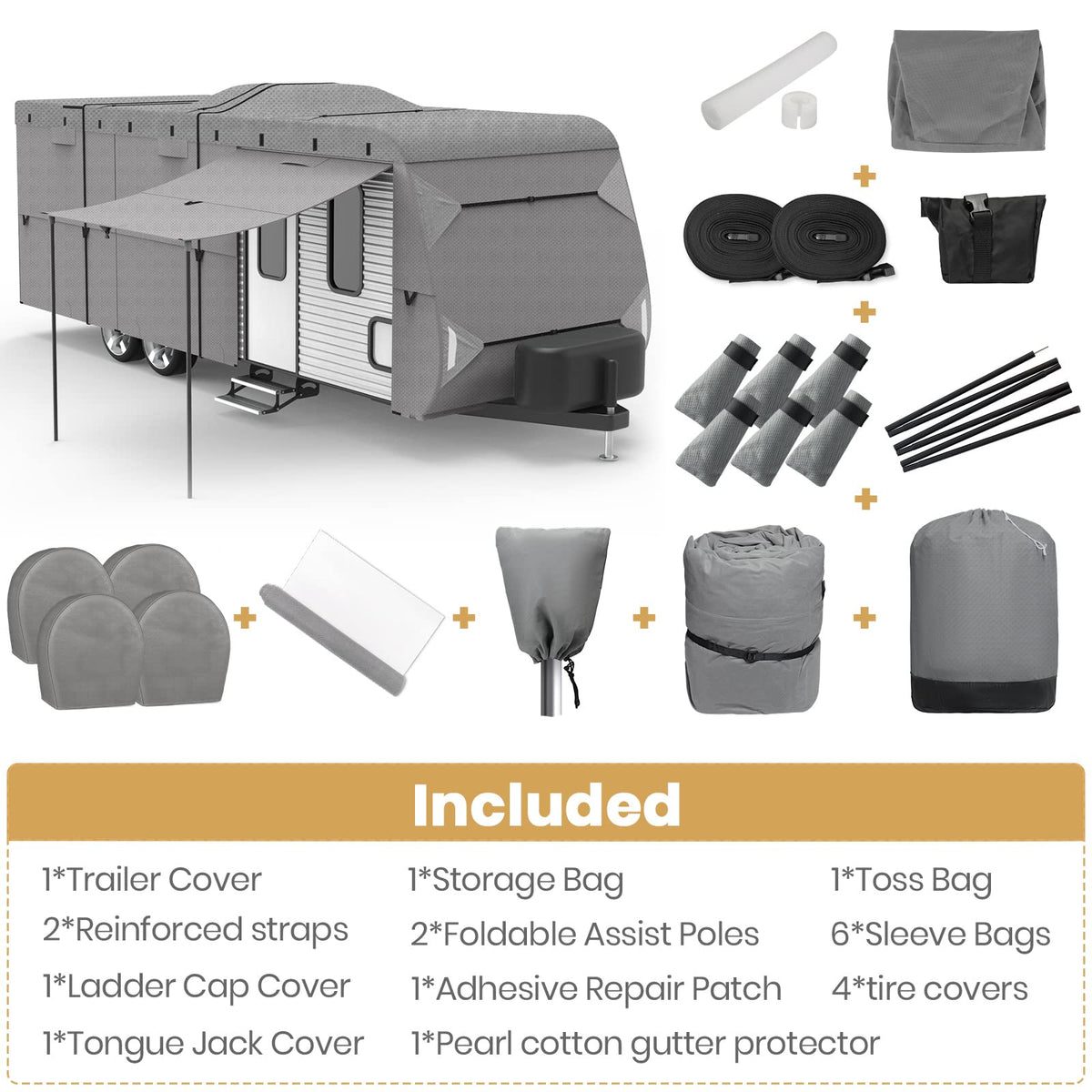 Windproof 27'-30' RV Cover Y34947