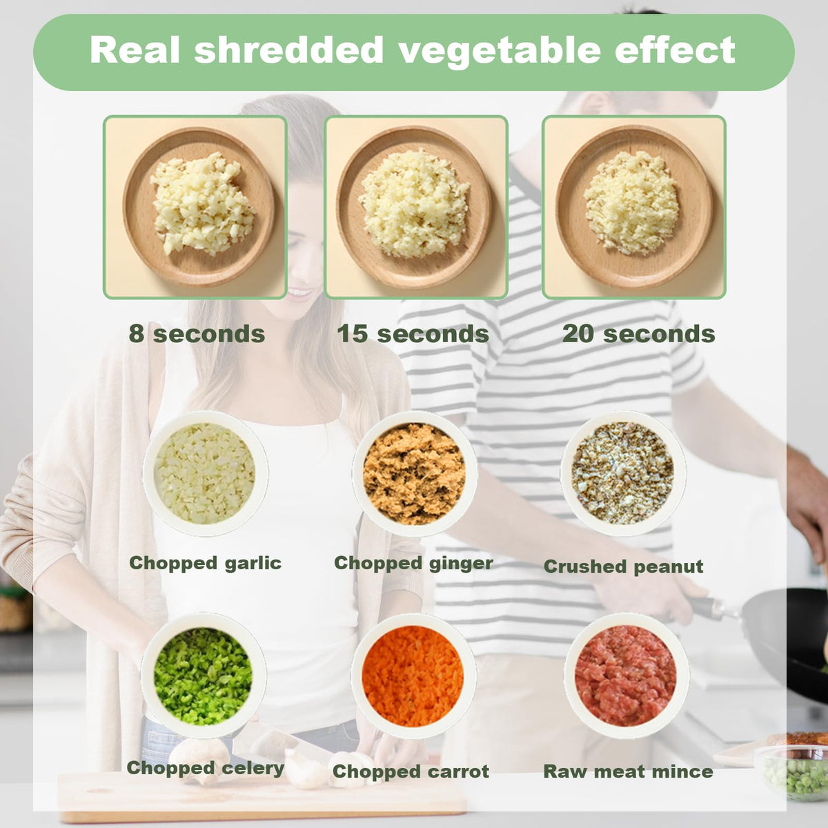 Portable Wireless Electric 4-in-1 Vegetable Cutter Set R427189