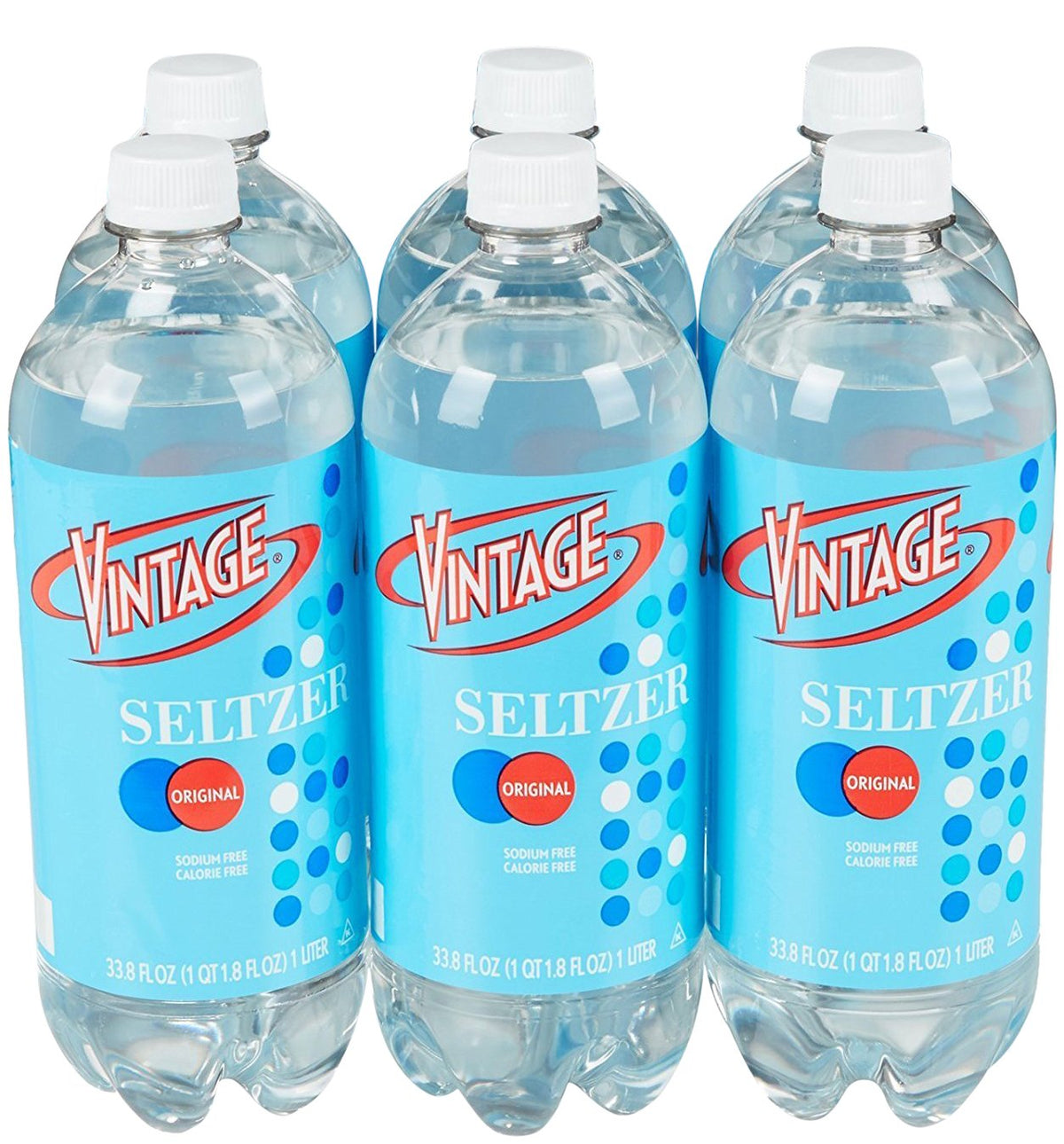 Vintage Seltzer Water 33.8 fl oz 6-Pack B8713