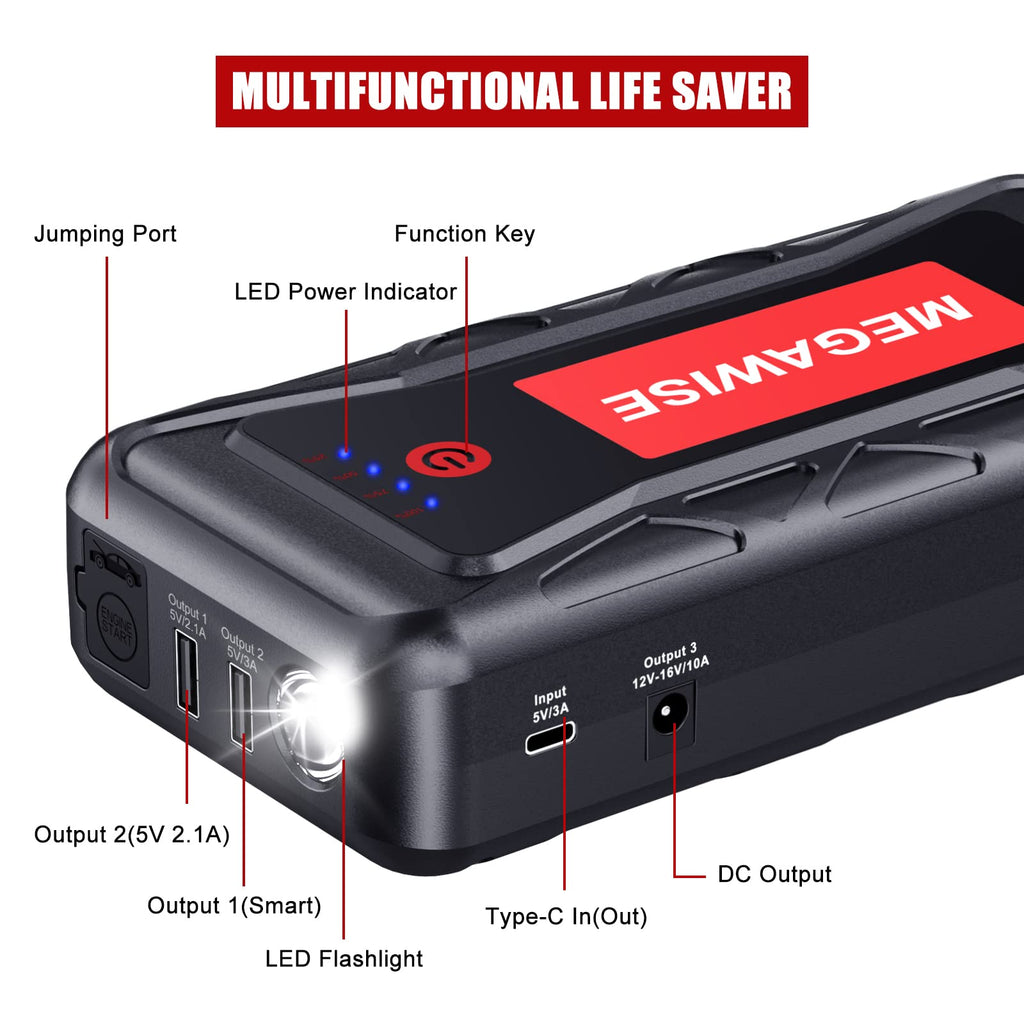 12V Jump Starter for 8.0L Gas/6.5L Diesel Engines E9069