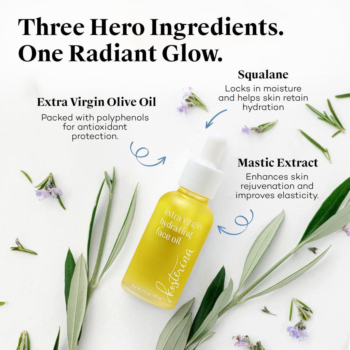 Extra Virgin Hydrating Face Oil 1 oz Q564