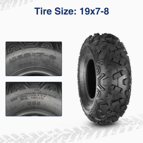 19x7-8 ATV Tires Set of 2 F92316