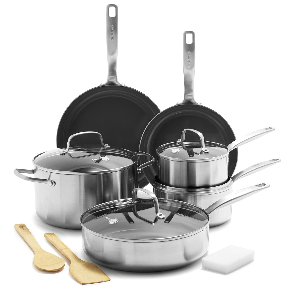 12 Piece Stainless Steel Cookware Set K2312