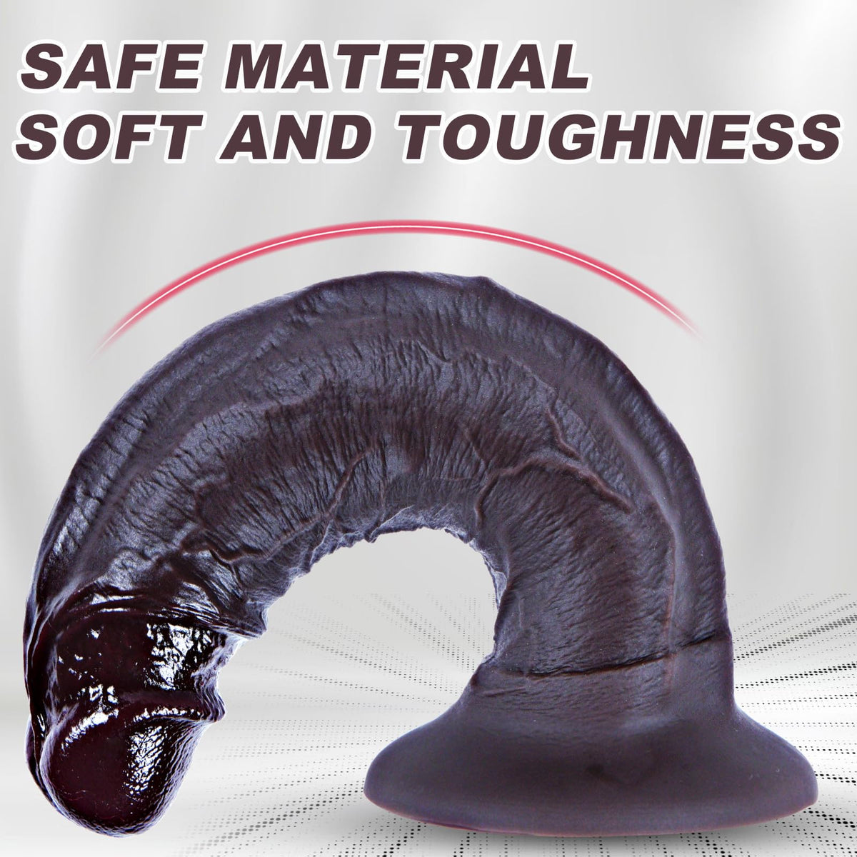 10.6" Dual Density Silicone Dildo Suction Cup B998