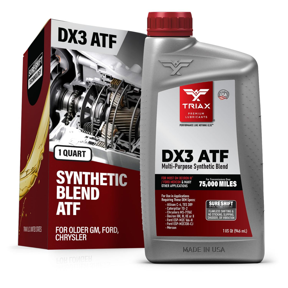 Multi-Purpose High Mileage Automatic Transmission Fluid (1 Quart) N121