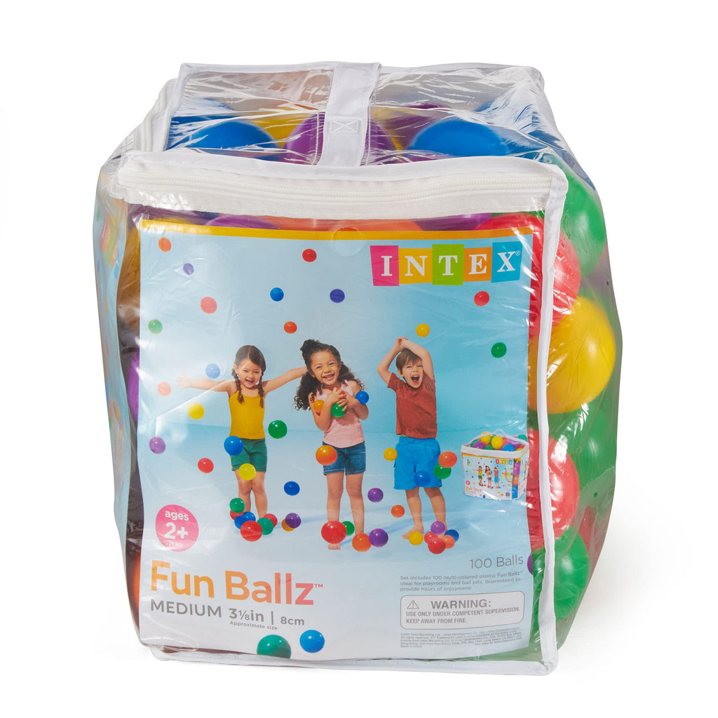 Large Plastic Ballz for Ball Pits, 100-Count R202193