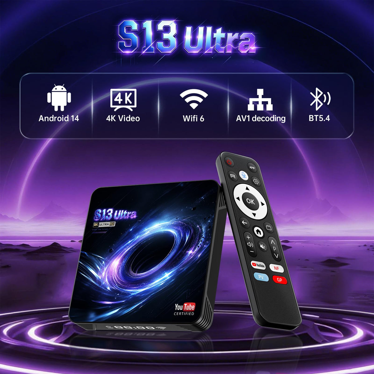 Android TV Box 4K Streaming Device N533854