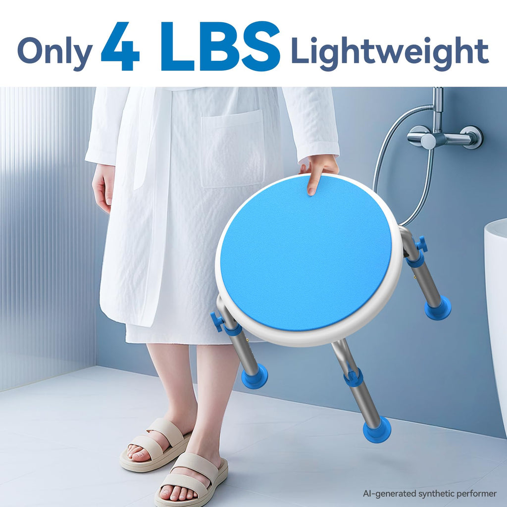 Swivel Shower Chair with Reinforced Crossing Bar J54613