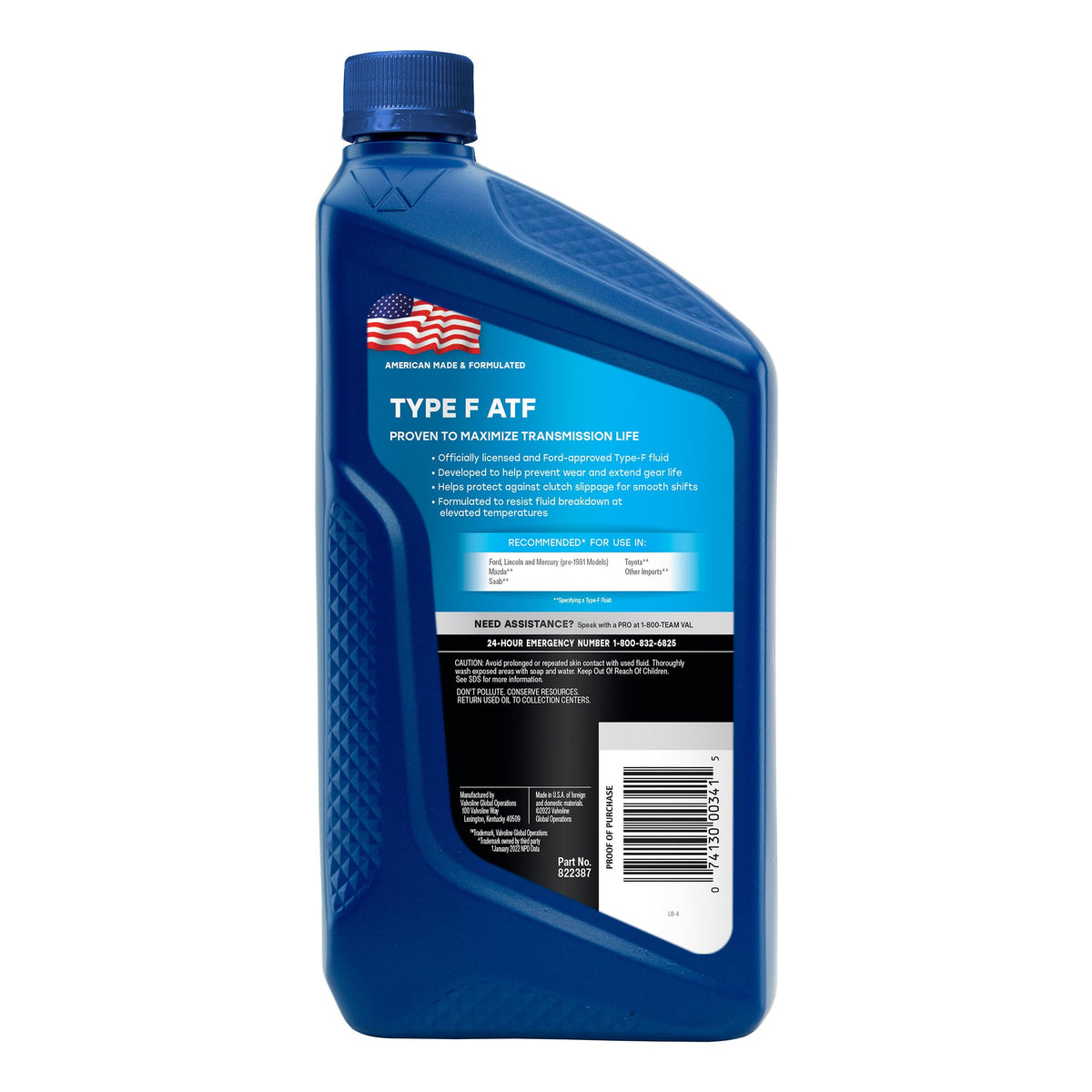 Type F Automatic Transmission Fluid 1 QT Case of 6 S739918