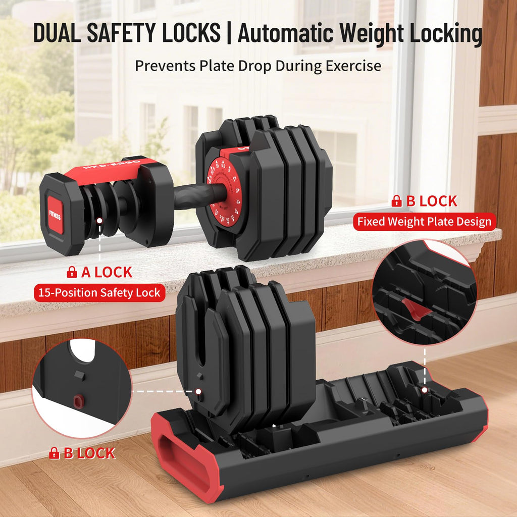 15 in 1 Adjustable Dumbbell Weight V45445
