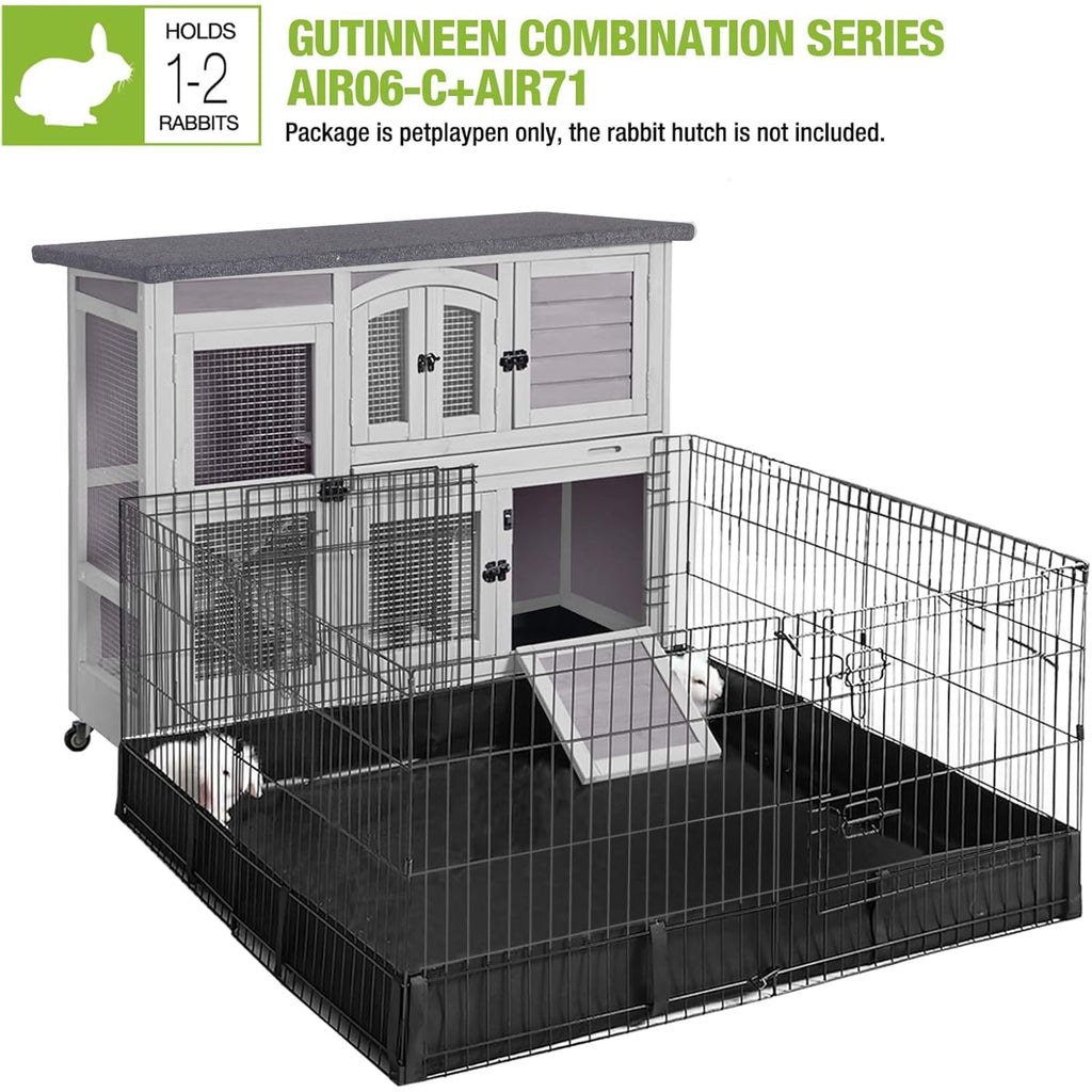 Rabbit Hutch with Plastic Tray D363