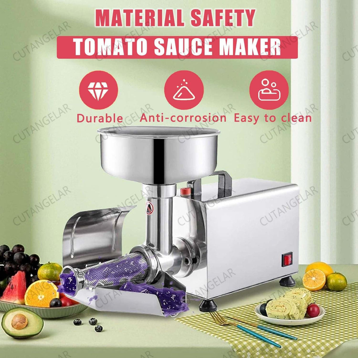 450W Electric Ketchup Maker with Adjustable Discharge Chute G434707