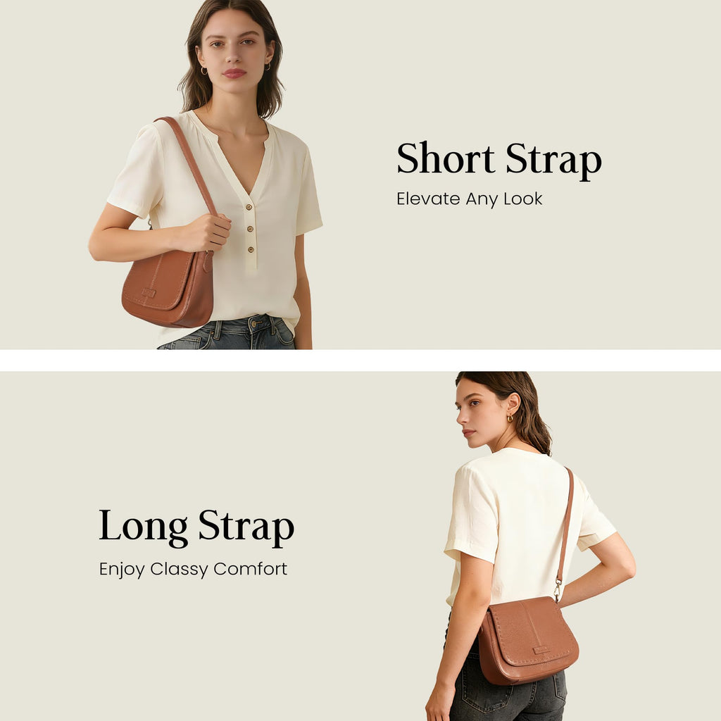 Genuine Leather RFID Blocking Crossbody Bag K30214