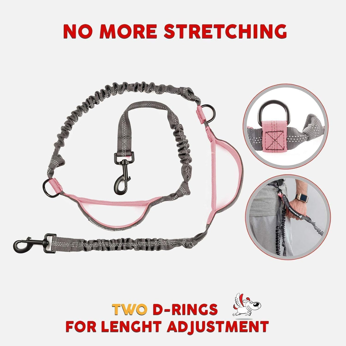 Hands Free Dog Leash and Poop Bag Dispenser U103112