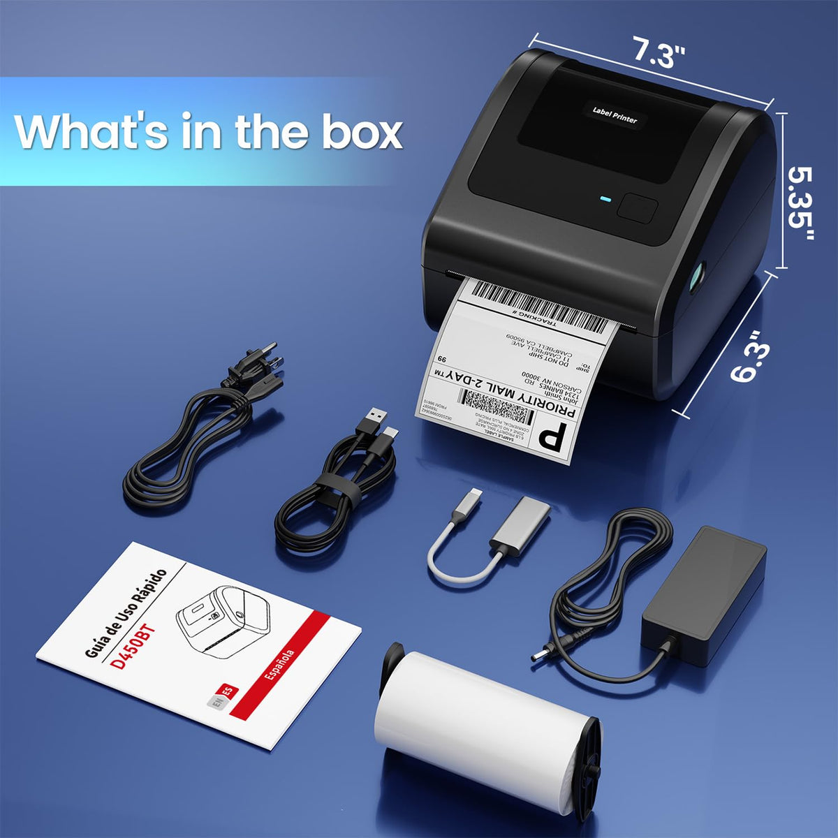 Bluetooth Shipping Label Printer N87089