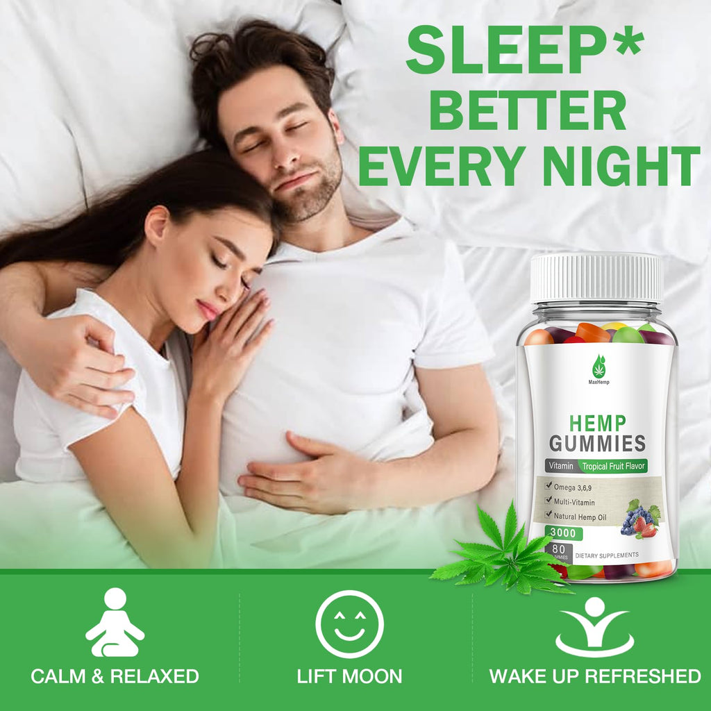 Organic Hemp Gummies 4 Pack Vegan W456804