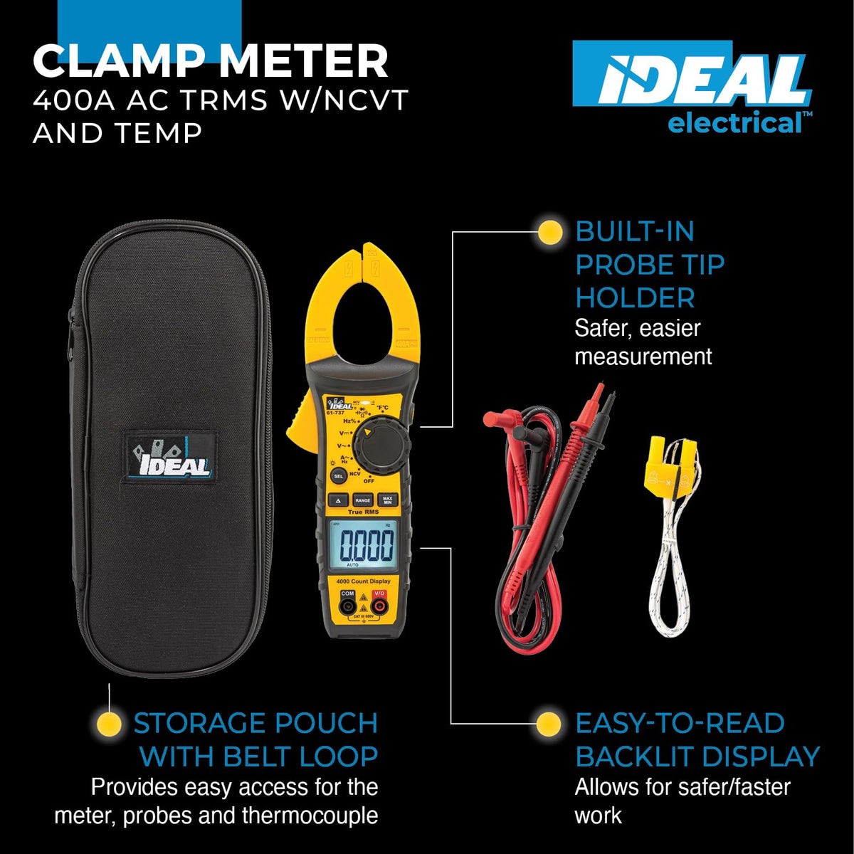 Digital AC Clamp Meter 400A 600V L4209