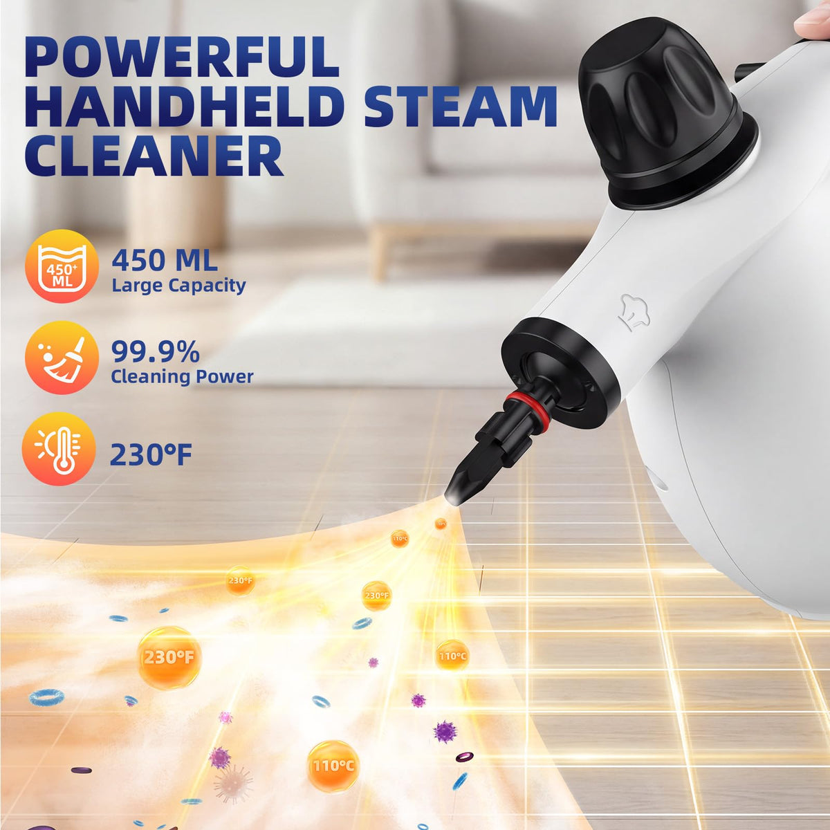 Handheld Steam Cleaner with 11PCS Accessories A5397
