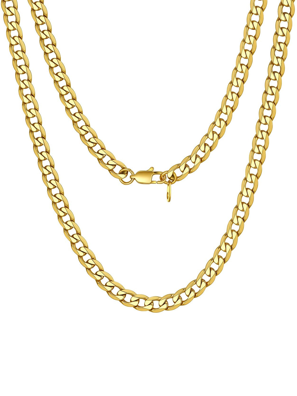 Stainless Steel Figaro Chain Necklace C476