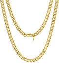 Stainless Steel Figaro Chain Necklace C476