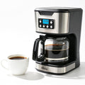 Black Stainless Steel Programmable Coffee Maker U370