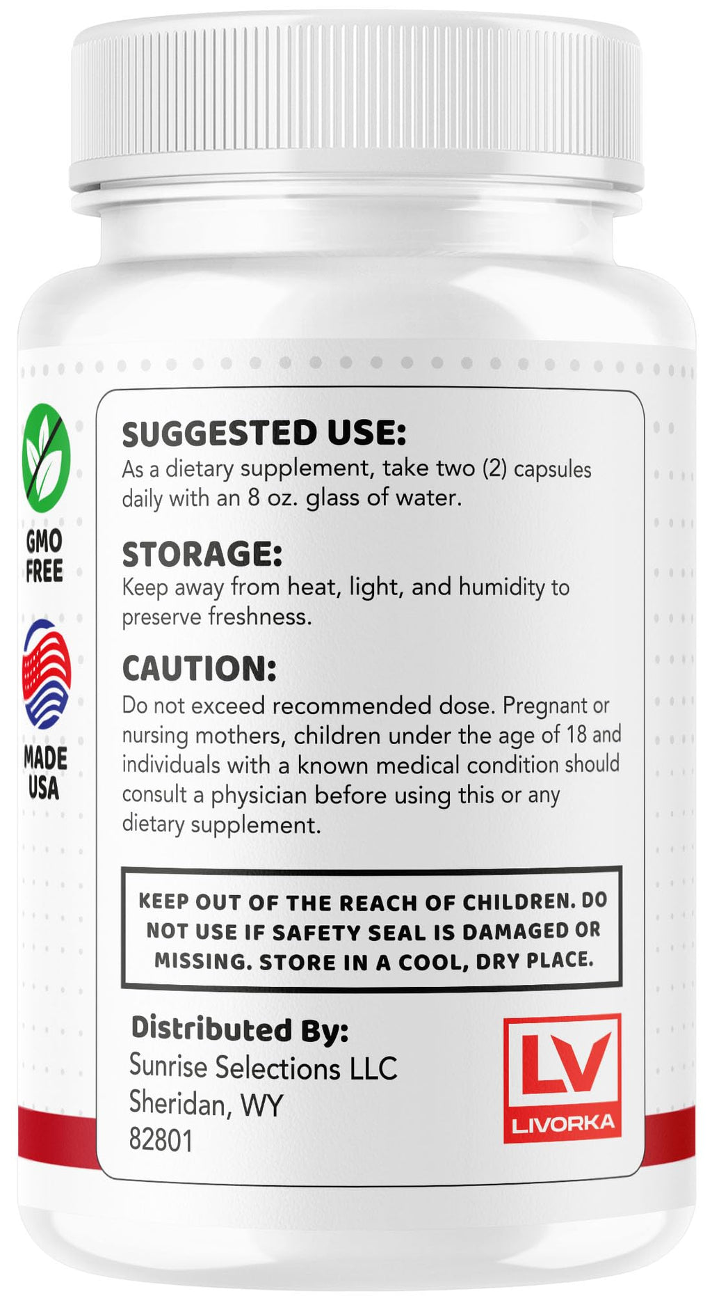 180 Capsules Supplement H6910